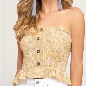 She and Sky mocks strapless size S